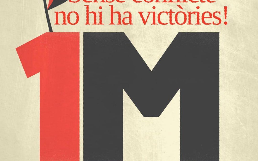 1 de Maig manifestació de Correus