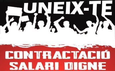 Entrevisten al nostre delegat sobre la vaga que fem al Juny