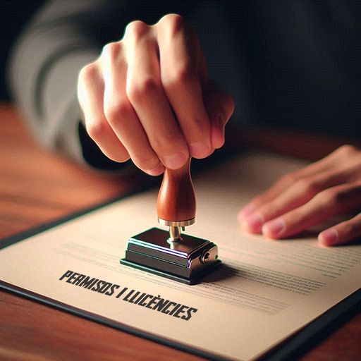 una mano sellando un documento con la palabra aprobat